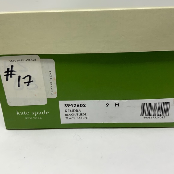 Kate Spade Kendra Black Suede Leather Round Toe Platform High Heels Shoes 9M - Picture 7 of 8